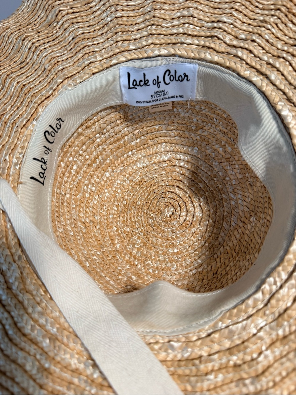 Lack of Color Scalloped straw hat size M (new without tags) - Picture 5 of 12